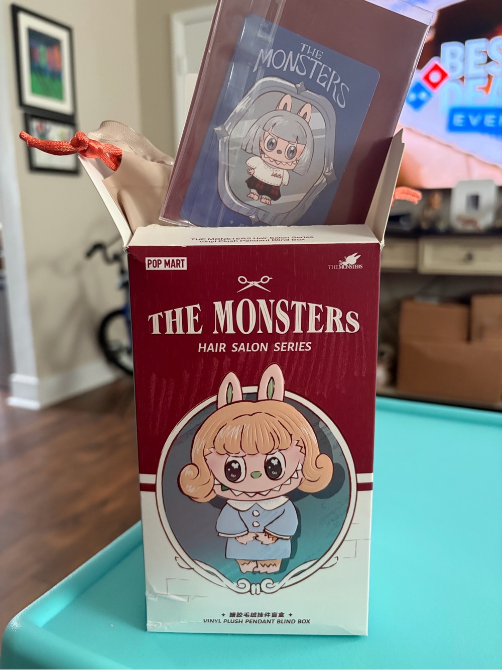 POP MART The Monsters Hair Salon Series Vinyl Plush Pendant - BORN REBEL